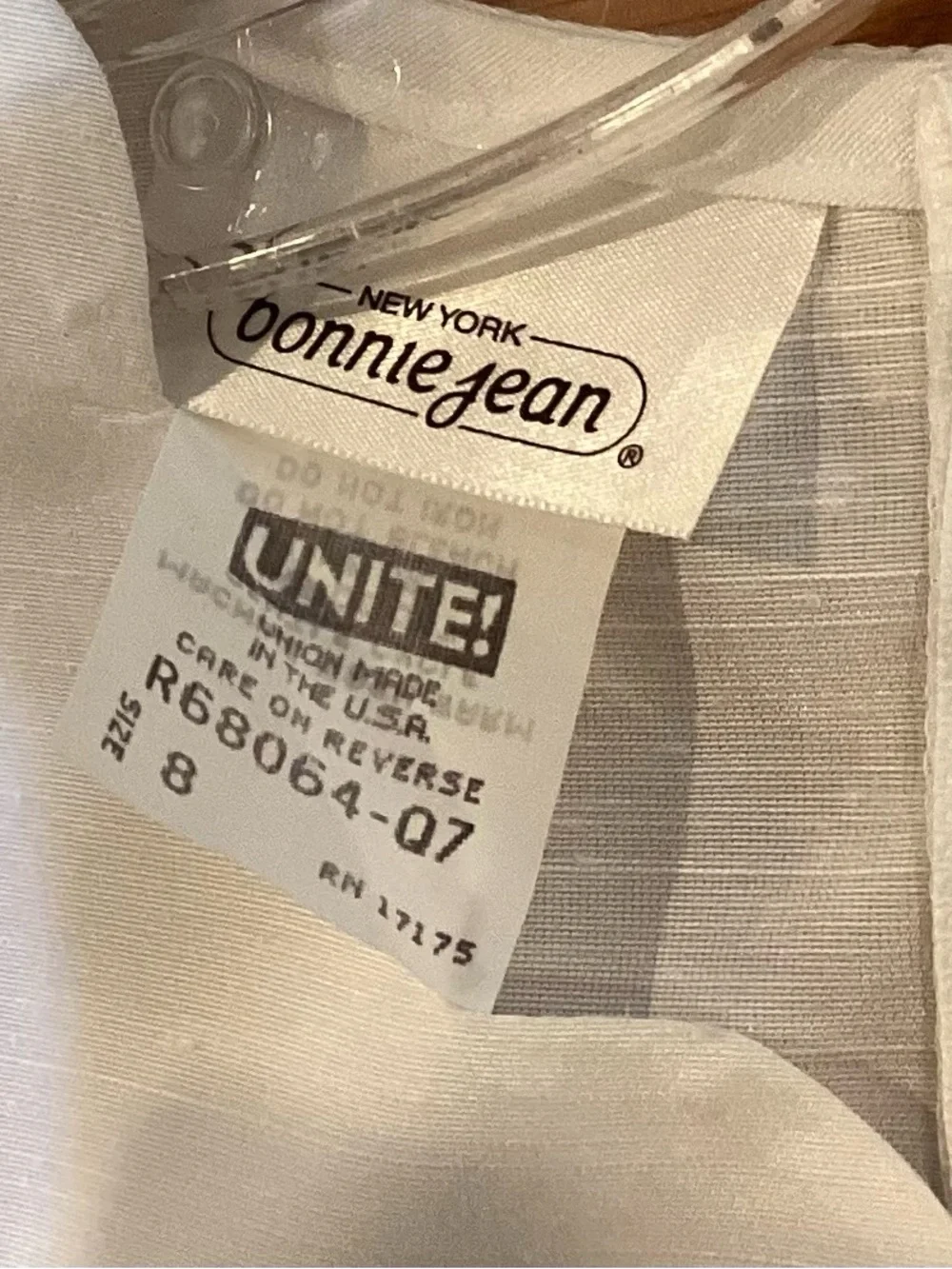 Bonnie Jean White Girls' Dress with Sheer Overlay and Satin Hem